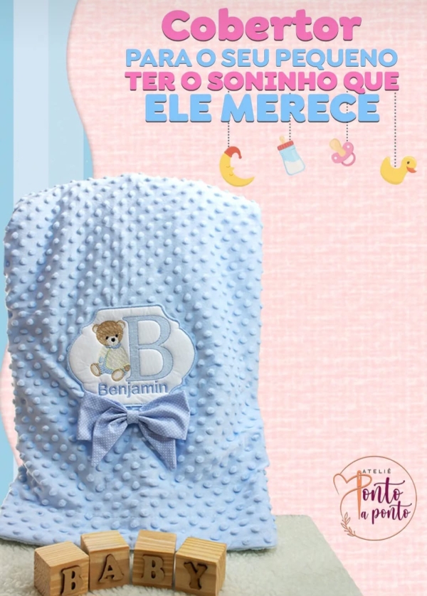 Manta Pipoquinha Sweet Baby